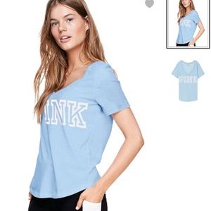 Pink Victoria’s secret shirt size L